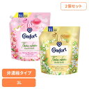 【2個セット】コンフォート 輸入柔軟剤 詰め替え Comfort Mild Nature サクラ&フレッシュピーチ Fragrance Fabric Conditioner 3L 柔軟剤 輸入柔軟剤 液体柔軟剤 衣類用 ファブリックソフナー コンフォート comfort 詰め替え 大容量 サクラ キウイ