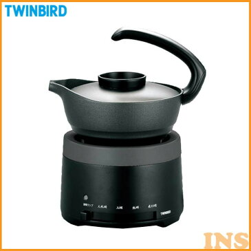 【熱燗器】酒燗器【熱燗 日本酒】ツインバード〔TWINBIRD〕 TW-D418B・ブラック