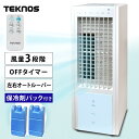 【最安挑戦】冷風扇 保冷剤 リモコン付 静音 TEKNOS 