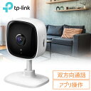 ネットワークWi-Fiカメラ Tapo C100Wi-Fiカメラ 高画質 ナイトビジョン アラーム機能 双方向通話 マイク スピーカー MicroSD 録画 通知 TP-Link