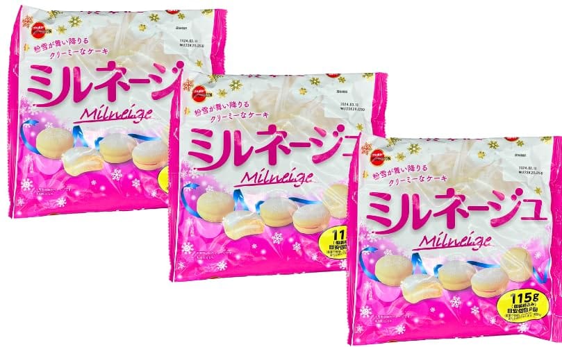 ブルボン ミルネージュ 115g入り（個装紙込み）×3袋セットのサムネイル