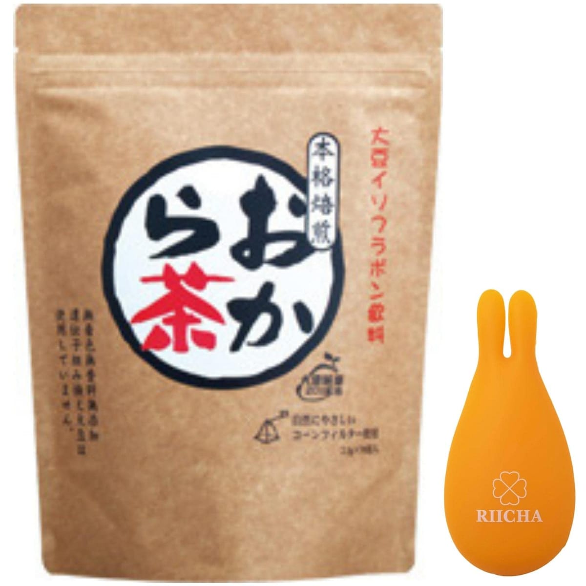 本格焙煎 おから茶 ティーバッグ 2.5g×70個入 ティーバッグホルダー付き お茶 イソフラボン おからのサムネイル