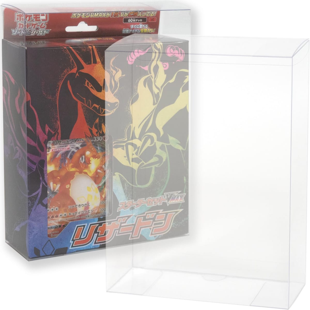 EYESRAIL Boxx Guardian ポケモンカード用 BOX ローダー UVカット 国内製造 コレクション 透明 保管ケース (スターターセット.GX.V.VMAX.VSTAR.ex, 【10個】)のサムネイル
