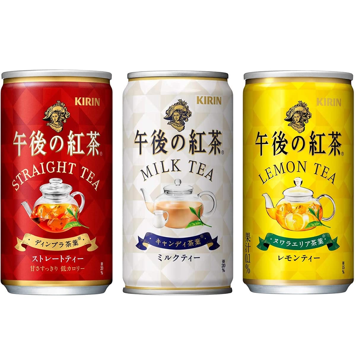 キリン 午後の紅茶 缶 185g 詰め合わせ 20本 セット ストレートティー ミルクティー レモンティーのサムネイル