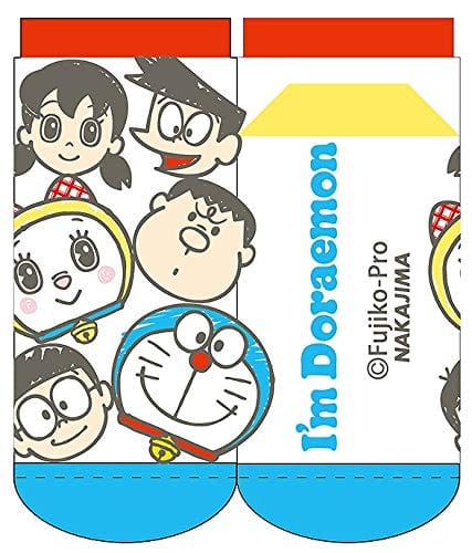 [ナカジマコーポレーション] I'm Doraemon 靴下 くつした レディース 141859-20 ホワイト ネイビー free size