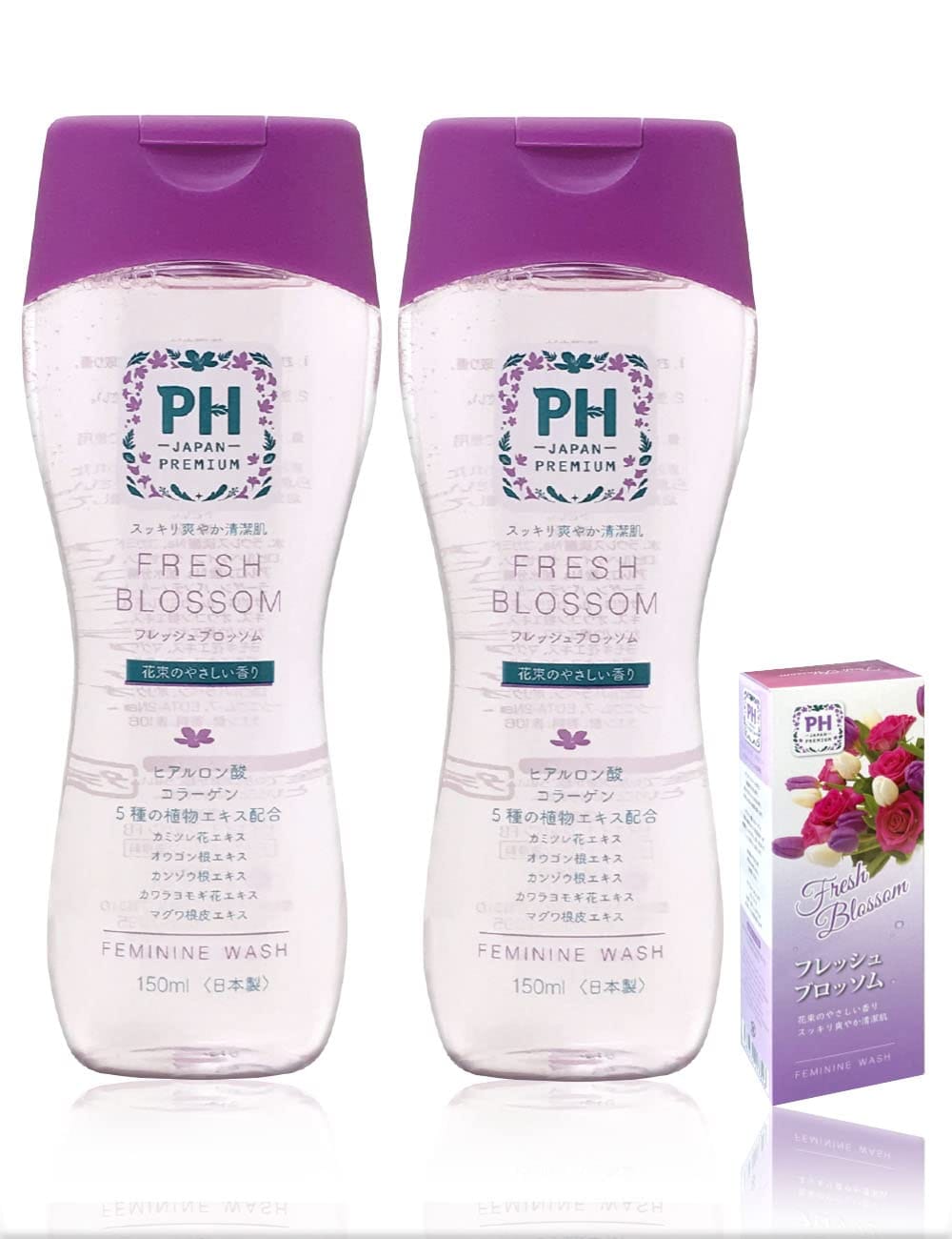 PH JAPAN プレミアム フェミニンウォッシュ 150ml フレッシュブロッソム (フレッシュブロッソム, 2個)のサムネイル