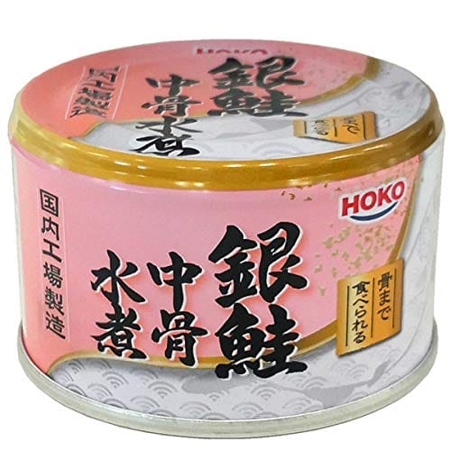 快適生活 骨まで食べられる「銀鮭中骨水煮缶」24缶のサムネイル