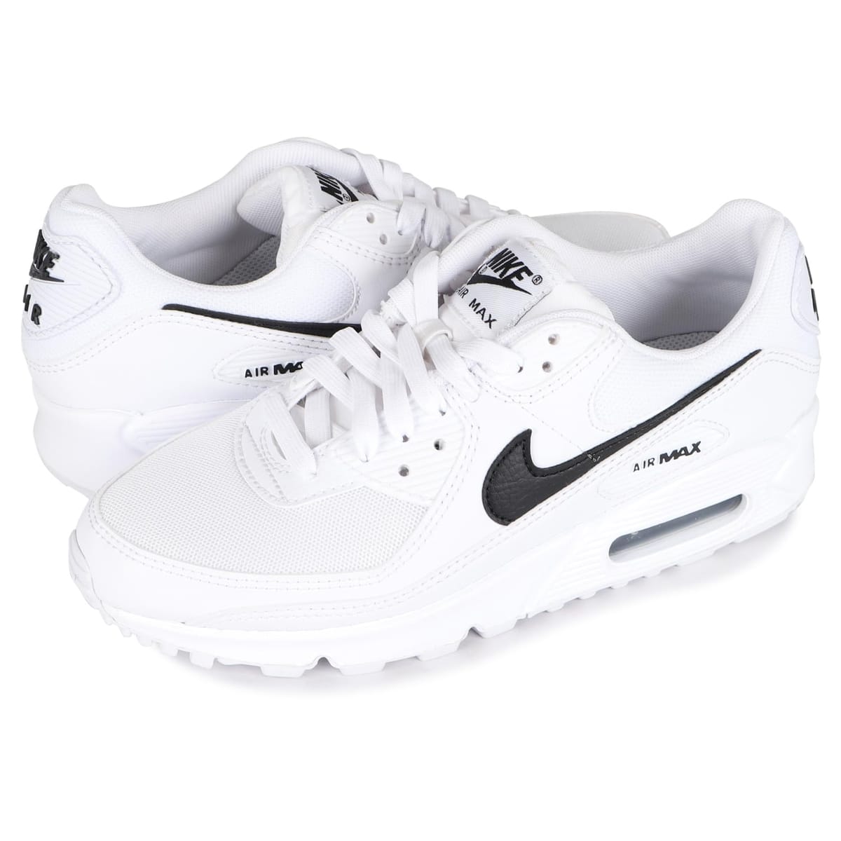 [ナイキ] WMNS AIR MAX 90 スニーカー エアマックス90 メンズ レディース DH8010-101 ホワイト/ホワイト/ブラック 24.5 cm [並行輸入品]のサムネイル