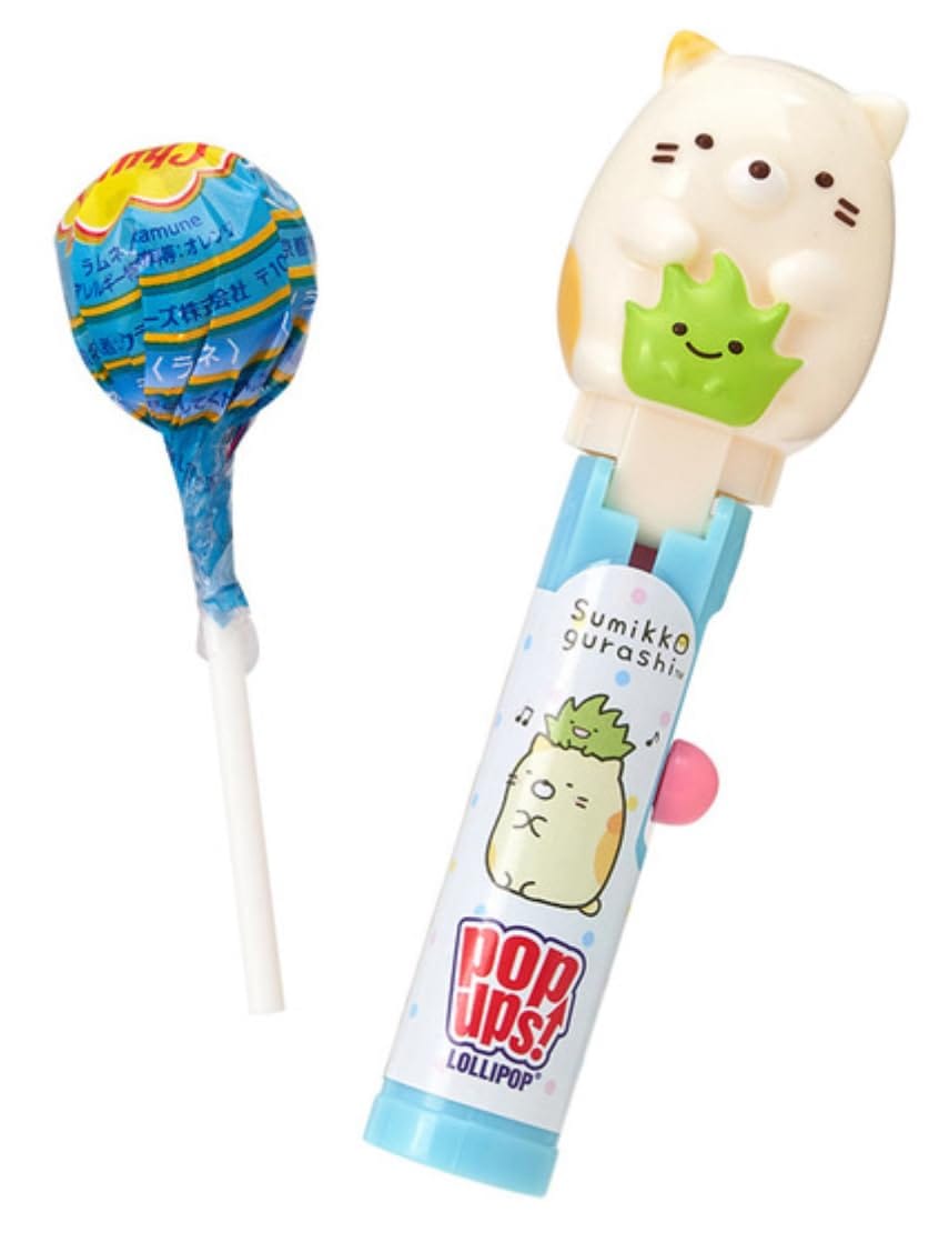 pop ups! ポップアップス ロリポップキャンディ すみっコぐらし(チュッパチャップス ラムネ味）サプライズステッカー1枚入りのサムネイル