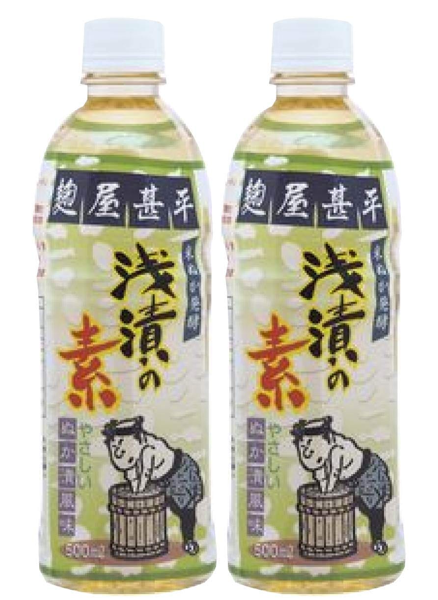 簡単ぬか漬けの素　無添加　浅漬の素 500ml×2本 ★宅配便★米ぬか糀、米糀、食塩（シママース）、酵母菌、乳酸菌でつくった、本格ぬか漬け風味の素。のサムネイル