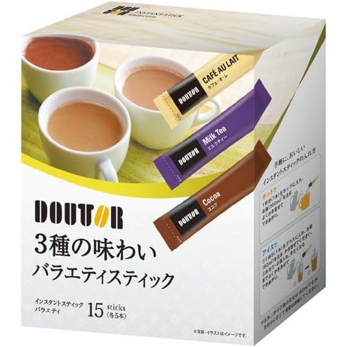 ドトールコーヒー ドトール 3種の味わいバラエティスティック 15本のサムネイル