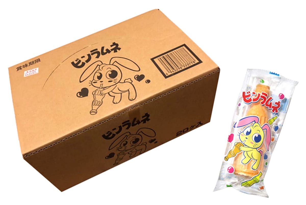 岡田商店 ビンラムネ 20個入り BOX 駄菓子のサムネイル
