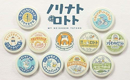 となりのトトロ 缶バッジコレクション 牛乳瓶 10個入りBOX