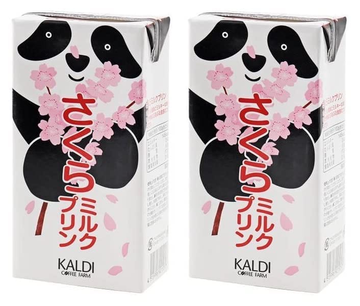【季節限定】KALDI さくらミルクプリン 500ml×2本のサムネイル