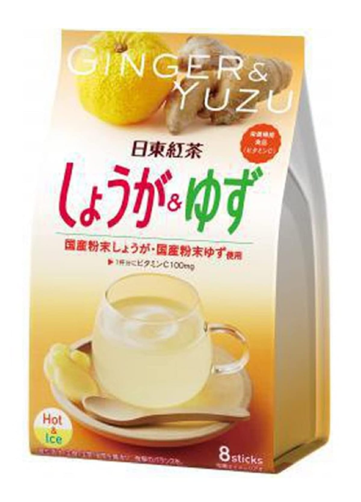 日東紅茶 しょうが&ゆず 8本入のサムネイル