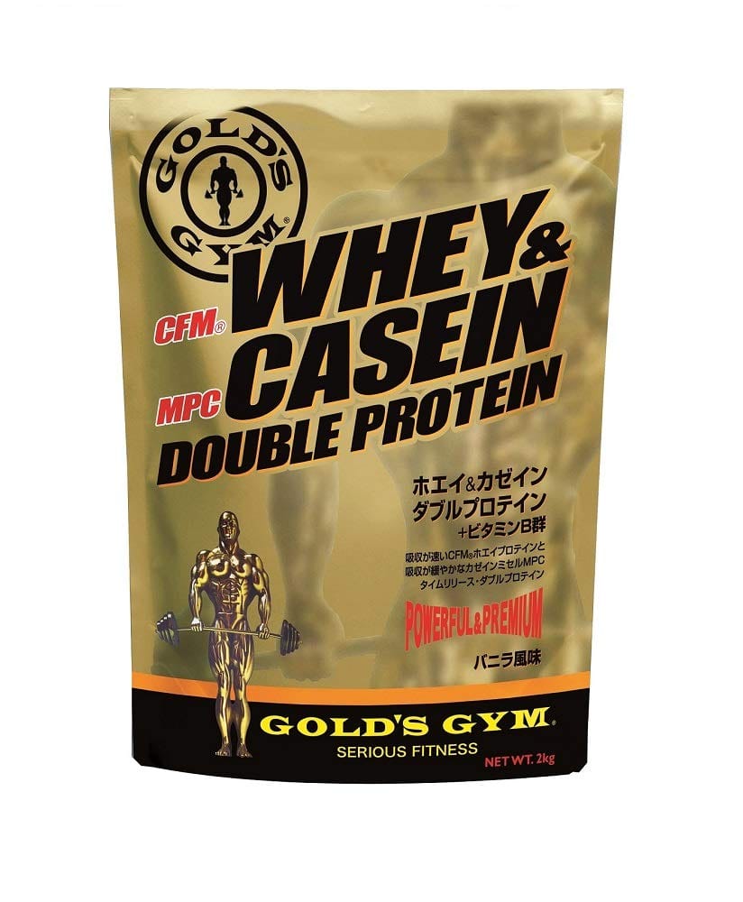 ゴールドジム(GOLD'S GYM) ホエイ&カゼインダブルプロテイン バニラ風味 2kgのサムネイル