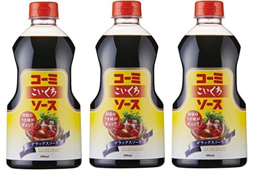 コーミ デラックスこいくちソース 800ml × 3個のサムネイル