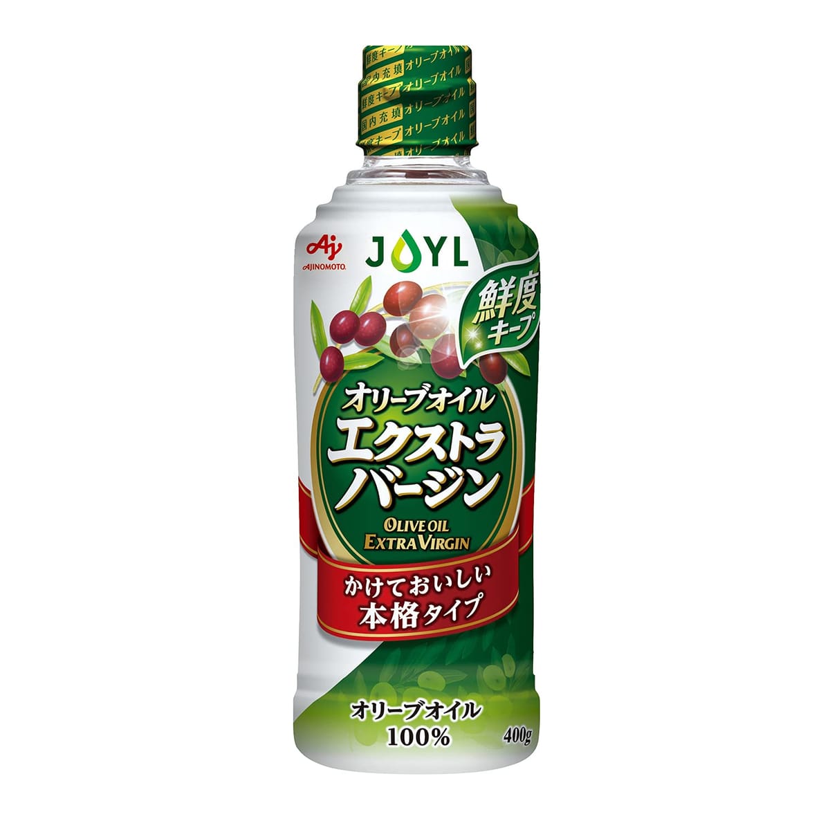 JOYL オリーブオイル エクストラバージン (オリーブオイル 100%) 味の素 J-オイルミルズ 瓶 400g