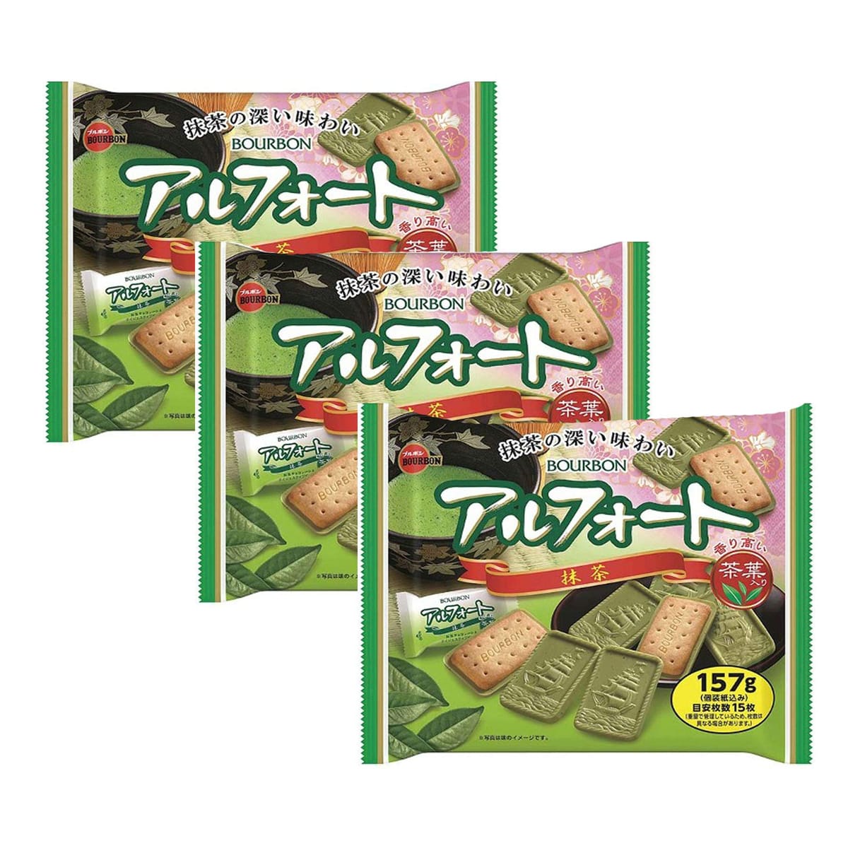 アルフォート抹茶 157g まとめ買い × 3個のサムネイル