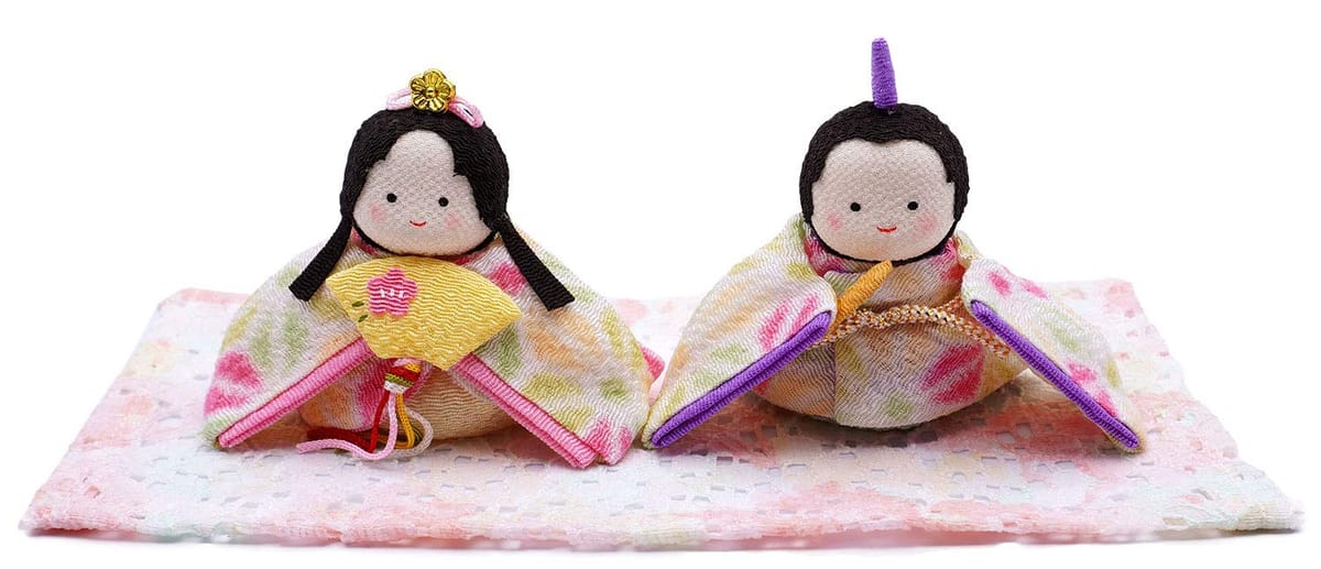 ryukodo リュウコドウ（龍虎堂）ぽてりひな2人（麻の葉）1-887