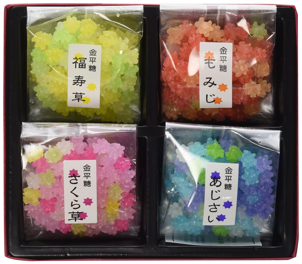 【豆富本舗】京都　四季のうつろい　金平糖　四季 40g×4袋入のサムネイル