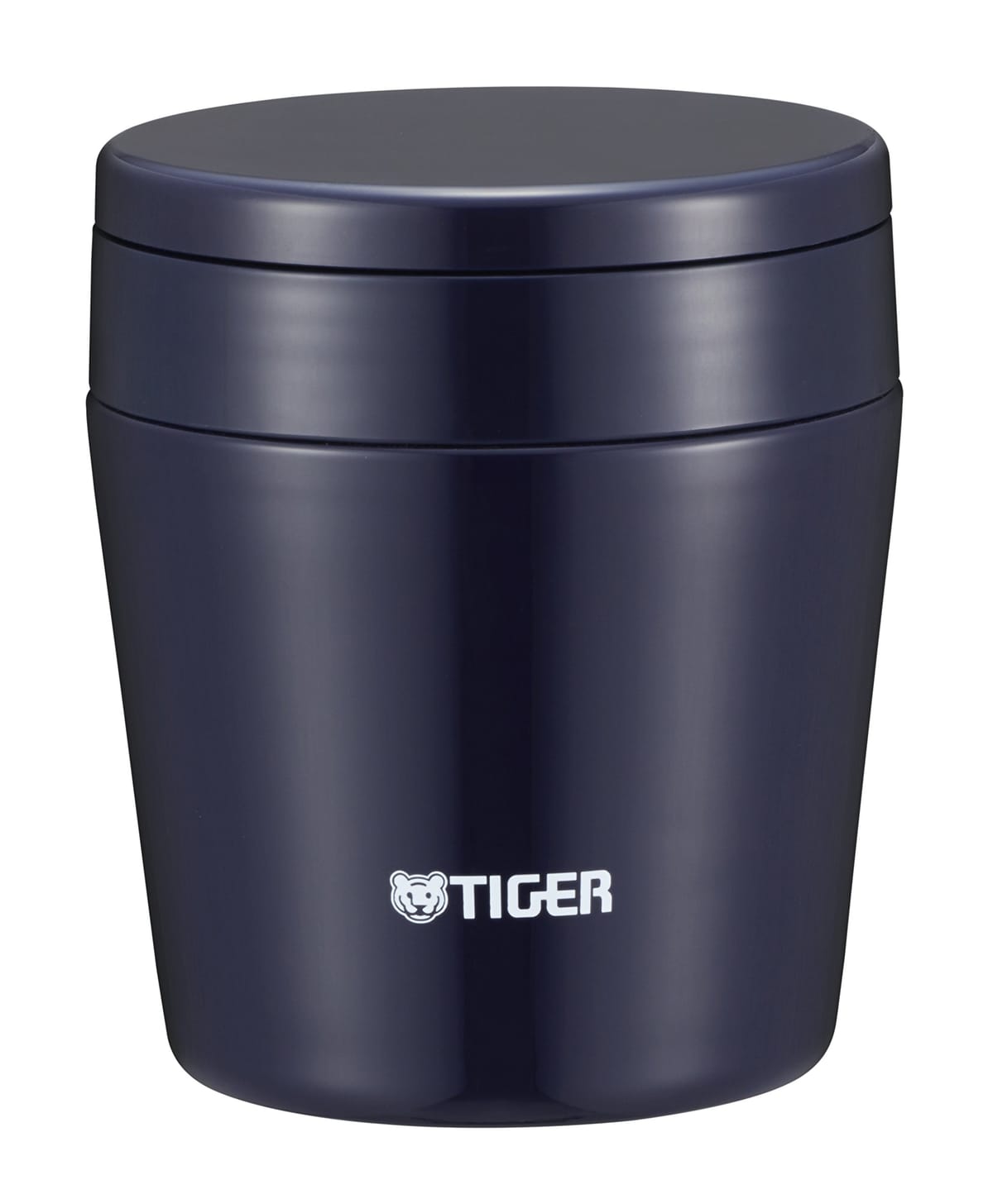 タイガー 魔法瓶 真空 断熱 スープ ジャー 250ml 保温 弁当箱 広口 まる底 インディゴブルー MCL-B025-AI Tigerのサムネイル