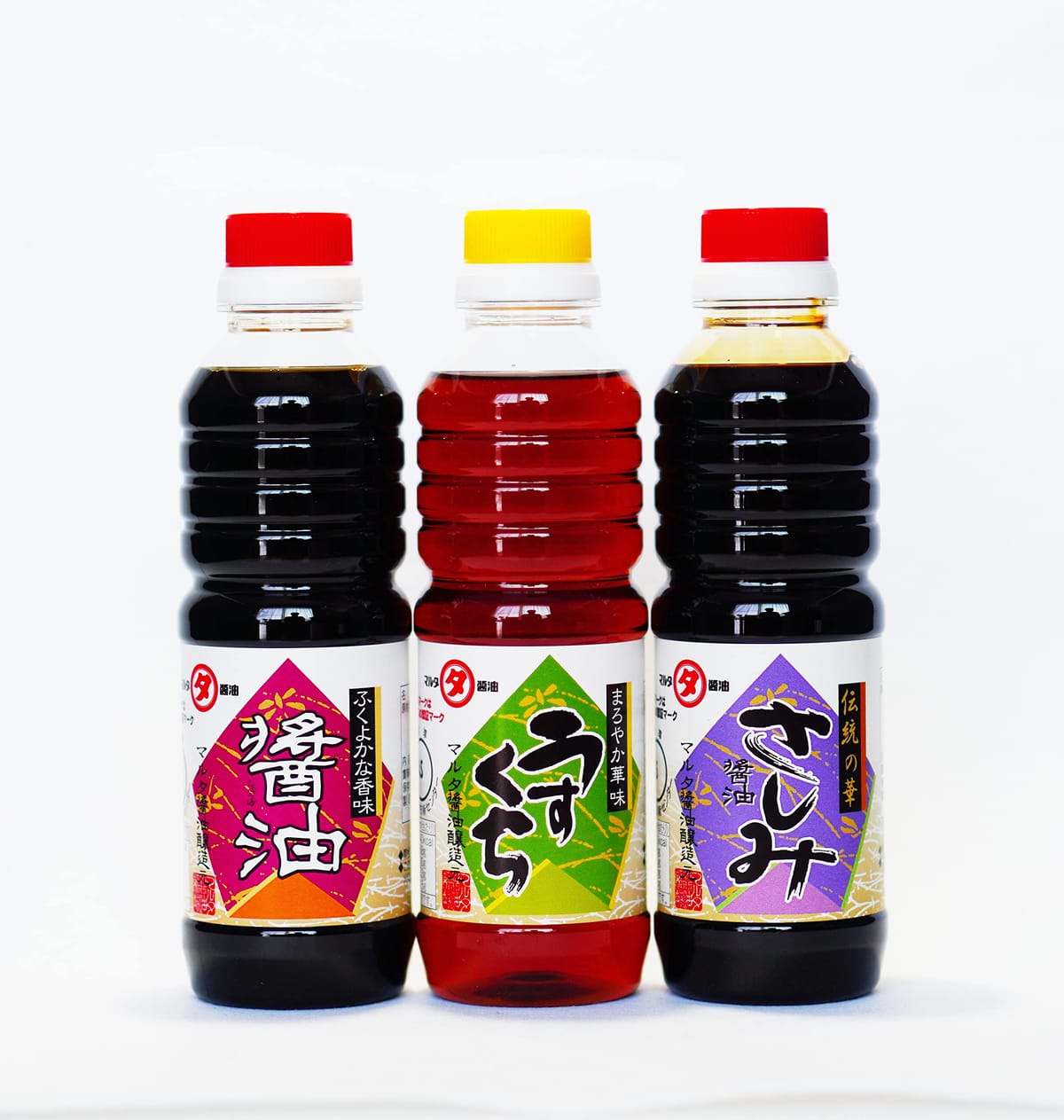 マルタ醤油 こいくち うすくち さしみ用 お得お試しセットのサムネイル