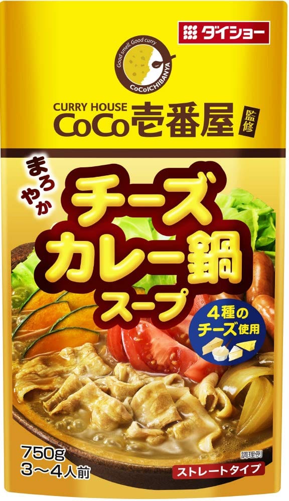 ダイショー CoCo壱番屋監修 チーズカレー鍋スープ 750gのサムネイル