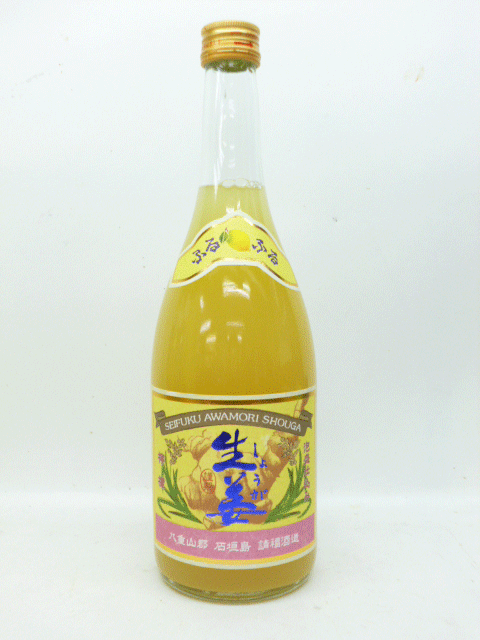 【請福酒造所】請福生姜レモン　リキュール12度　720ml（化粧箱無）