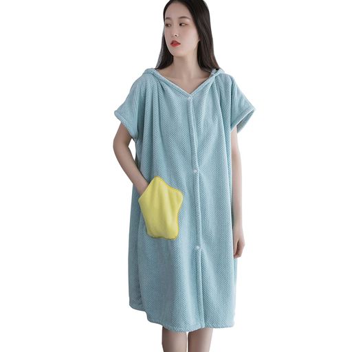 Alipラップタオル大人用大きいサイズバスローブレディースバスタオル大判速乾吸水星形のポケット付き可..