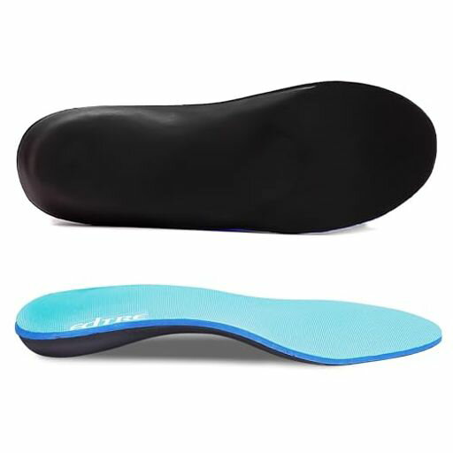 EDTREインソールアーチサポート[アーチ3.0CM]衝撃吸収中敷きU字型ヒール硬めタイプ消臭歩行スポーツ立..