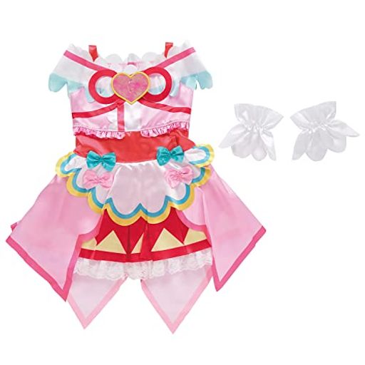 『デリシャスパーティ♡プリキュア』より、「変身プリチューム キュアプレシャス」が登場! キュアプレシャスになりきれる衣装のセットです。 「変身プリチューム キュアプレシャスアクセサリーセット」と一緒に着用することで、全身キュアプレシャスになりきれます。 対象サイズ:身長95~115CM (C)ABC-A・東映アニメーション