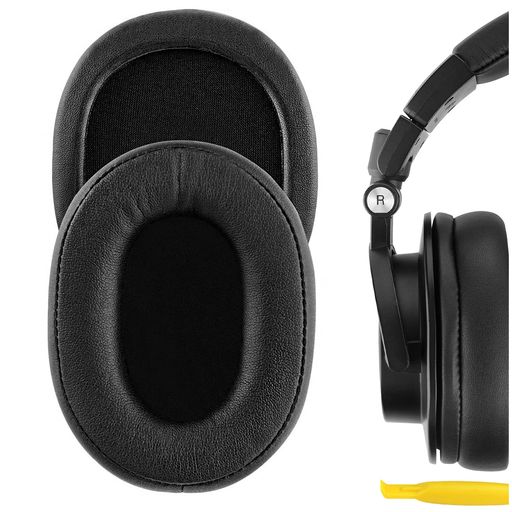 GeekriaイヤーパッドQuickFit互換性パッドオーディオテクニカAudioTechnicaATH-M50XM50XBTM50xBT2M50ATH-M40XM30M20AR5BTヘッドホンに対応パッド