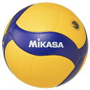 ミカサ MIKASA バレーボール 4号 日本バレーボール協会検定球 中学生・婦人用 イエロー ブルー V400W 推奨内圧0.3 KGF cm2 