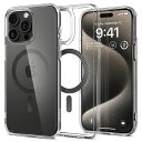 Spigen【創業18年の技術力】iPhone15ProMaxケースクリアMagSafe対応米軍MIL規格ウルトラ・ハイブリッド・マグフィットACS06578(カーボン・ファイバー)