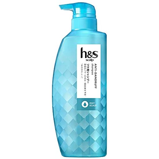 H&S(エイチアンドエス) SCALP スカルプ オイリー 脂性頭皮用 フケ・かゆみ・頭皮臭を予防 男性用 ノンシリコンメンズ シャンプー ポンプ 350ML