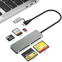 USB 3.0 USB C CFASTカードリーダー、CFAST 2.0カードリーダー、SANDISK LEXAR TRANSCEND SONYカード用5GBPSアルミニウムXDカードリーダー OLYMPUS FUJI XD ピクチャーカード用(2)
