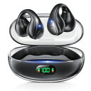 イヤホン BLUETOOTH ワイヤレスイヤホン 【2024新開発&骨伝導の革新 イヤーカフ イヤホン】 オープンイヤー型 耳挟み型イヤホン BLUETOOTH5.3 イヤフォン 60時間再生 通話ノイズキャンセリング HI-FI音質(2)