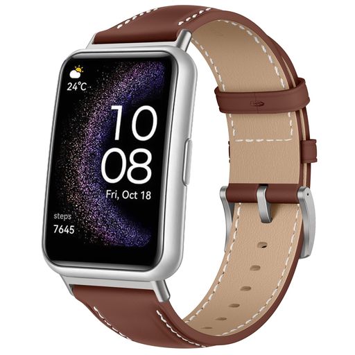 [LanQii]レザーバンドHuaweiWatchFit/WatchFitNew/WatchFitElegant/WatchFitSE対応バンドPUレザー素材ベルトソフト柔軟性ビジネス風交換ベルトレディース&メンズ