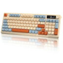 ATTACKSHARKXFREEWOLFM96ゲーミングキーボード、メンブレンキーボード、ワイヤレス2.4G/BLUETOOTHダブルモード無線キーボード、PBT(2)