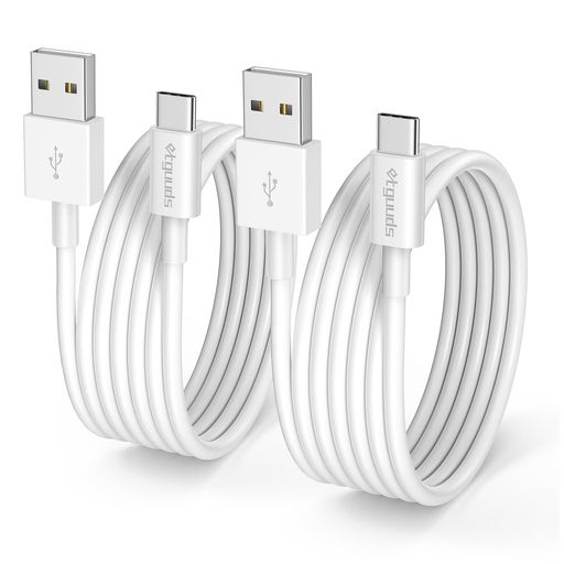IPHONE16充電ケーブルUSBTYPECケーブル【1.8M/2本】ETGUUDSUSB-A&USB-Cケーブル急速充電タイプCケーブルIPHONE16PRO/16PRO