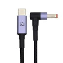 XIWAI1.8M/5.9フィートTYPECPD充電コードUSB-Cオス入力DC5.5X2.5MM20Vアダプター電源100W135W140W65Wジャック延長充電ケーブルノートパソコン用(2)