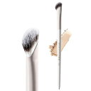 ROWNYEONノーズシャドウブラシ半扇形斜めメイクブラシ繊維毛ハーフファン型発色が良い超柔らかい肌に優しい化粧道具ブラシYM249