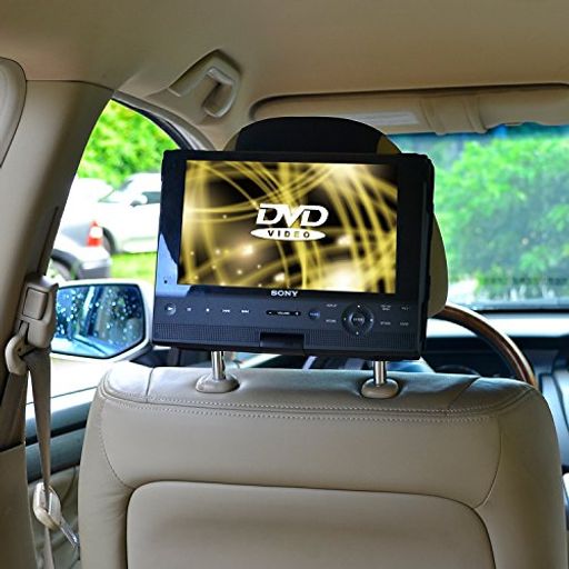 TFYスイベル&フリップDVDプレーヤー9インチ車載用カーヘッドレストマウントベルト