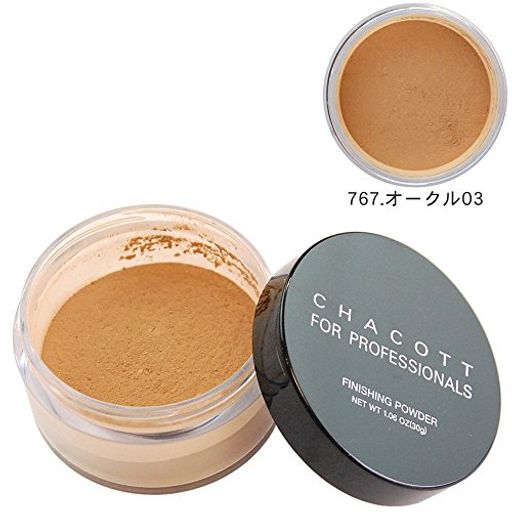 CHACOTTのフェイスパウダーです パフは別売り 化粧くずれを防ぎファンデーションを安定させる仕上げ用のパウダー リーズナブルな価格なのに優れた機能性