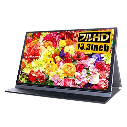 モバイルモニター フルHD 13.3インチ WT-133H2-BS WINTEN USB TYPE-C HDMI ミニ モバイルディスプレイ ゲーミングモニター ポータブルディスプレイ デュアルディスプレイ ポータブルモニター IPSパネル