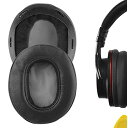 GEEKRIA QUICKFIT イヤーパッド 互換性 パッド SONY MDR-1A, MDR-1ADAC ヘッドホンに対応 イヤパッド/イヤークッション/イヤーカップ (プロテインレザー/ブラック)