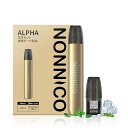 NONNICOALPHA電子タバコVAPEベイプシーシャRELXPOD対応可能禁煙グッズ使い捨てポッド1個付き爆煙モード転換RELX本体互換可充電式TYPE-C...