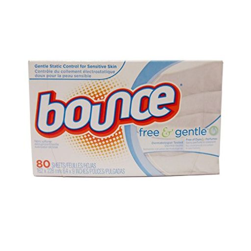 BOUNCE 無料&ジェントル柔軟仕上げ剤シート、80カウント