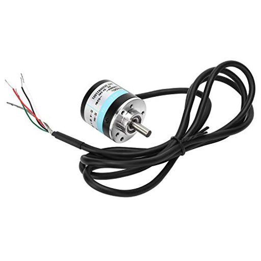 ABZ三相エンコーダ 光電エンコーダ DC5‐24V 3000-6000RPM 自動車工学分野向けソリッドシャフト エンコーダ(100HZ)